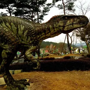물 공원 유리 섬유 조각 공룡