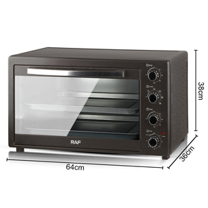 Four électrique de luxe en acier inoxydable 2400W, grande capacité, pour toasts et pizzas, multifonction 38L 48L 56L - Product Image 3