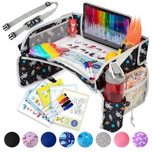 Échantillon gratuit, le moins cher, le plus récent, en stock, prêt à être expédié, sac à goûter portable pour enfants, plateau de voyage pour siège de voiture, plateau de voyage pour enfants - Product Image 1
