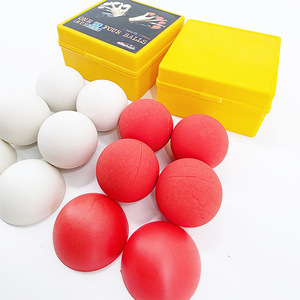 G0107 ชุดมายากลลูกบอลวันต่อสี่ลูก (มีสีแดง/ขาว) อุปกรณ์มายากลคุณภาพสูง - Product Image 3