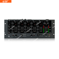 Console de mixage DJ 5 canaux C3 de haute qualité avec deux prises USB, chacune assignable à une entrée ou une sortie, égaliseur 3 bandes par canal, pour discothèque, club
