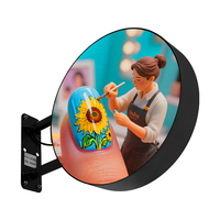 Écran LED circulaire de haute qualité pour l'extérieur et l'intérieur, avec logo, P4.68/P5/P8, pour la publicité en magasin, affichage LED