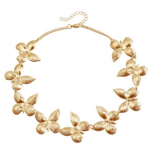 Creative hyperbole métal papillon collier hip-pop punk gland collier ensemble mode jolie fille chaude bijoux ornement décoration - Product Image 1