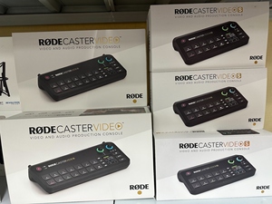 <span class=keywords><strong>RODE</strong></span> Caster Video S คอนโซลผลิตวิดีโอและเสียงแบบออลอินวัน มิกเซอร์พอดแคสต์ สวิตเชอร์วิดีโอสำหรับการถ่ายทอดสด สำหรับผู้สร้างคอนเทนต์ - Product Image 1