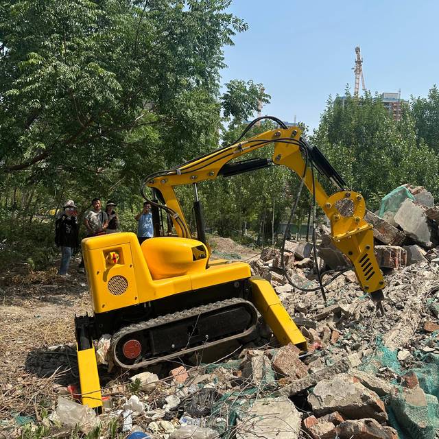 Demolition Robot Electric Demolition Mini Excavator Remote Control Demolition Robot