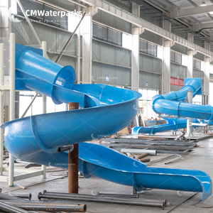 High Quality Fiberglass Slide Water Park Equipment Pool Slide for Kids - Product Image 5