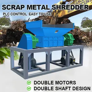 Factory Direct Sales Metal Stainless Steel Scrap Aluminum Cans Shredder