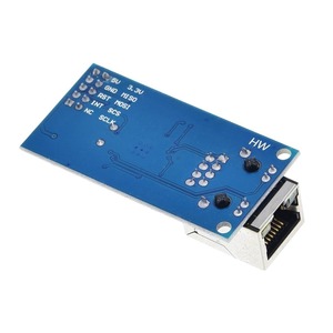 โมดูลอีเทอร์เน็ต LAN W5500: รองรับ TCP/IP สำหรับไมโครคอนโทรลเลอร์51/STM32, อินเทอร์เฟซ SPI ความจุ32กิโลไบต์, ใช้งานได้กับแรงดันไฟ3.3V/5V, เป็นรุ่นอัปเกรดจาก W5100 - Product Image 4