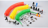 Vanne pneumatique à raccord rapide en plastique résistant aux hautes températures pour systèmes de gaz, CVC et air comprimé