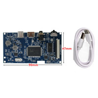 6.5 pouces AT065TN14 50Pin écran d'affichage LCD Portable universel bricolage type-c Mini HD carte de commande de pilote Raspberry Pi PC moniteur