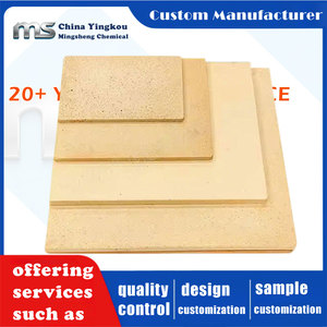 Placa cerámica refractaria de mullita y <span class=keywords><strong>cordierita</strong></span> de alta temperatura (1300°C-2000°C) para hornos cerámicos - Product Image 1