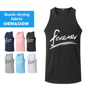 Alta calidad Diseño personalizado Deportes Fútbol Correr Homme Fabricante Sin mangas Deporte Camiseta sin mangas Gimnasio - Product Image 2