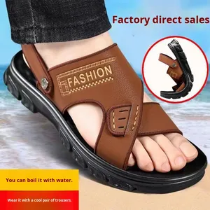 Sandales rétro cool pour hommes <span class=keywords><strong>été</strong></span> 2025, respirantes, style <span class=keywords><strong>d</strong></span>écontracté sportif, PVC tendance, nouvelles <span class=keywords><strong>pantoufles</strong></span> de plage <span class=keywords><strong>d</strong></span>écontractées pour adultes - Product Image 6