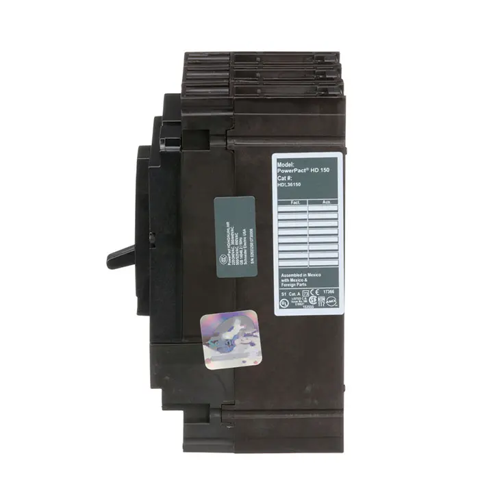 Bonne vente de produits PowerPact HDL36150 Square D 3P 150 Amp MCCB