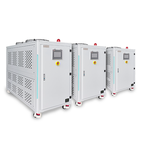 เครื่องทำความเย็นอุตสาหกรรมแบบระบายความร้อนด้วยอากาศ รุ่น BCA-05 พร้อมคอมเพรสเซอร์แบบสโครลแบบปิดทั้งหมด กำลังการผลิตสูง (13.7 กิโลวัตต์) ปั๊ม 0.55 กิโลวัตต์ - Product Image 1