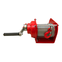 Treuil manuel de 2 tonnes avec câble en acier de 20 m ou 40 m pour usage maritime