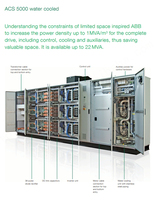 Variador de Frecuencia de CA de Media Tensión ABB ACS5000 1.5MW-21MW 6.0-6.9KV ACS5060-36L70F-1A70-A2 100% Nuevo Original CN/BEI 1 Pieza