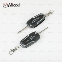 Télécommande universelle pour clé de voiture à 4 boutons avec fonction d'alarme et logiciel de programmation