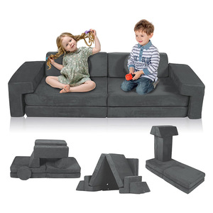 Conjunto de sofá de espuma DIY educativo para niños, diseño moderno para muebles de sala de juegos infantiles - Product Image 2