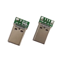 Venta Directa de Fábrica: Conector USB Tipo C Macho de 24 Pines, USB 2.0 A a C, Micro-Distancia 56K, C a C 5.1K, 60W 20V 3A, Acero Inoxidable