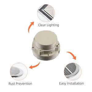 <span class=keywords><strong>Abat</strong></span>-<span class=keywords><strong>jour</strong></span> de douche en plastique écologique au design moderne avec installation facile pour les accessoires de toilettes et de salle de bain - Product Image 2