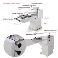 Machine à façonner la pâte électrique pour la boulangerie, pour faire des baguettes, du pain grillé, etc.