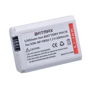 NP-FW50 NPFW50 NP FW50 Batterie de remplacement pour <span class=keywords><strong>Sony</strong></span> SLT-A33, SLT-A35, SLT-A37, SLT-A55V, Alpha a7R <span class=keywords><strong>II</strong></span> Alpha a7S,a3000,a5000, - Product Image 1