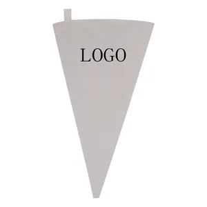 ยอมรับลูกค้า Logo10 "-30" นิ้วที่มีคุณภาพสูงสีขาวนำมาใช้ใหม่ตกแต่งเค้กผ้าฝ้ายถุงขนมไอซิ่งครีมถุงท่อ