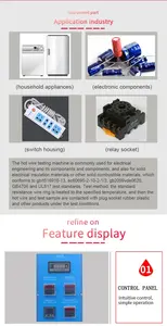 Máquina de Teste de Resistência à Combustão de Fio Luminoso de Plástico e Borracha Liyi IEC60695, Preço do Testador de Fio Luminoso - Product Image 2