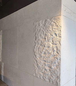 Panneau mural décoratif en pierre artificielle polyuréthane PU au design moderne, sculpture murale pour fond d'hôtel et chambre à coucher - Product Image 1