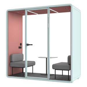 Cabina Modular Insonorizada para Oficina y Espacio de Trabajo Compartido, Ideal para Reuniones con Clientes - Product Image 5