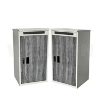 Boîte à colis robuste pour la maison, boîte aux lettres en métal durable, résistante à la rouille, sécurisée, pour la cour extérieure, usage résidentiel