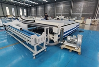 Máquina de Corte Oscilante con Cuchilla de 3000*4000 mm, Cortadora Digital CNC para Cuero, Espuma, Alfombra, Tela y Materiales Compuestos
