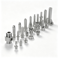 Pièces en aluminium usinées CNC industrielles sur mesure, usinage CNC 5 axes, pièces métalliques usinées CNC de précision, acier inoxydable, petites pièces