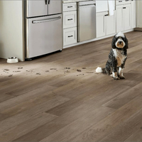 Piso de Vinilo de Lujo SPC con Veta de Madera Impermeable de 4mm 5mm 6mm 7mm 8mm con Sistema de Clic y Base IXPE