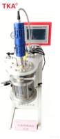 Reactor de Vidrio de Alta Presión TKA (Olla de Reacción), Recipiente a Presión, Motor, Equipo de Laboratorio Semiautomático, Control PLC, 2L/5L/10L