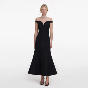Avondjurk met off-shoulder halslijn voor dames |   Elegante jurk voor bruiloften, gala's, black tie-evenementen en formele gelegenheden - Product Image 3