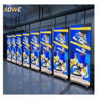 AOWE – grand écran d'affiche de contrôle wifi créatif Programmable, grand écran LED mince P2.5 affichage d'affiche led mobile