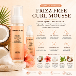 Foaming Curl Mousse For Natural Hair Defines Curls Reduces Frizz Adds Volume And Healthy Shine - Product Image 4