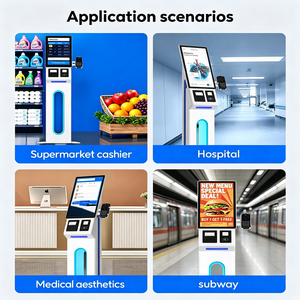 New OEM Interactive Self-Service Mall <b>Printing</b> Prefab Food Coffee Kiosk Stand Self Service Ordering Touch Screen Payment Kiosks - Product Image 5
