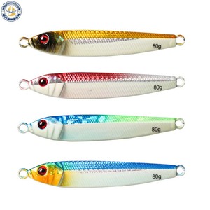 Señuelo de pesca Ya Jie Slow Swing Jig de 80g para pesca en mar, pesca desde embarcación, hundimiento rápido, cebo de fondo para peces de agua salada. - Product Image 1