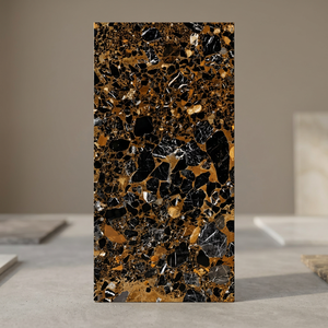 Wholesale Stone Black 800x1600mm High Gloss Porcelain Floor Wall Tiles Best Collection From India - Product Image 2