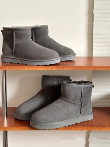 Botas de <span class=keywords><strong>Invierno</strong></span> Cálidas para <span class=keywords><strong>Mujer</strong></span>, Estilo Clásico, de Piel de Oveja, Transpirables, con Punta Redonda, Suela Plana, <span class=keywords><strong>Botines</strong></span>, Botas de Nieve Gruesas - Product Image 4