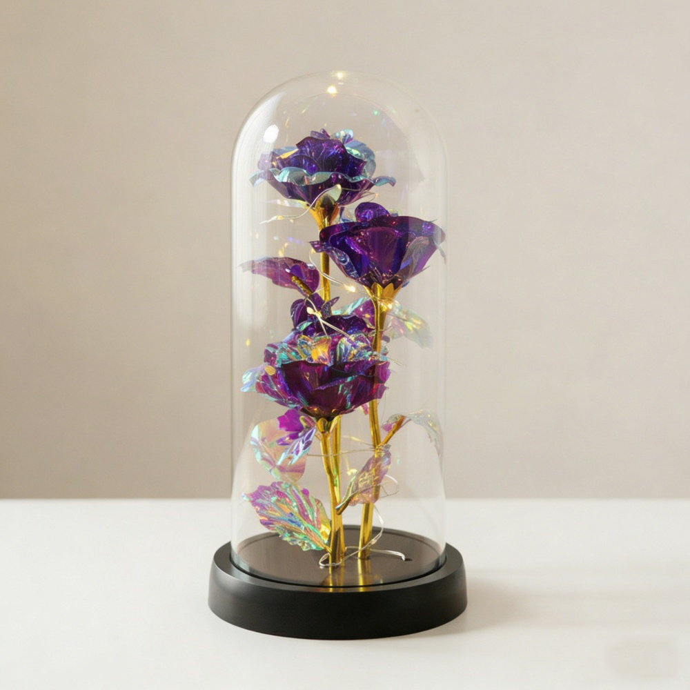 Viola iridescente - Base nera