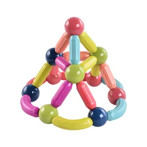 多种形状3d磁棒玩具小智力生长磁性积木安全磁铁儿童玩具