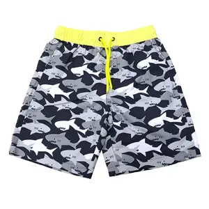 Pantalones cortos de malla personalizados para niños, bañadores de natación, para gimnasio, de entrenamiento, para mantenerse en forma