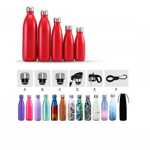 Botella de Agua con Forma de Lata de Coca-Cola de 500 ml, de Acero Inoxidable 304, para Sublimación, con Logotipo Personalizado, Aislada - Product Image 2