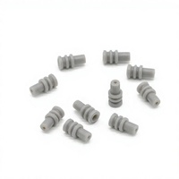 963530-1 Sello de silicona gris de un solo hilo para conector automotriz, diámetro de aislamiento de cable