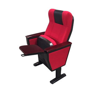 เก้าอี้หอประชุมเฮ่อชวน รุ่น HC-P225 สีแดง พลาสติกพนักพิงพร้อมที่วางแขน สำหรับโรงเรียน โรงละคร โรงภาพยนตร์ - Product Image 5