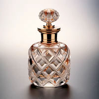 Nouvelle bouteille de parfum en verre cristal poli de style européen, design personnalisé, 30 ml, 50 ml, 100 ml, luxe, exclusivité Dubaï